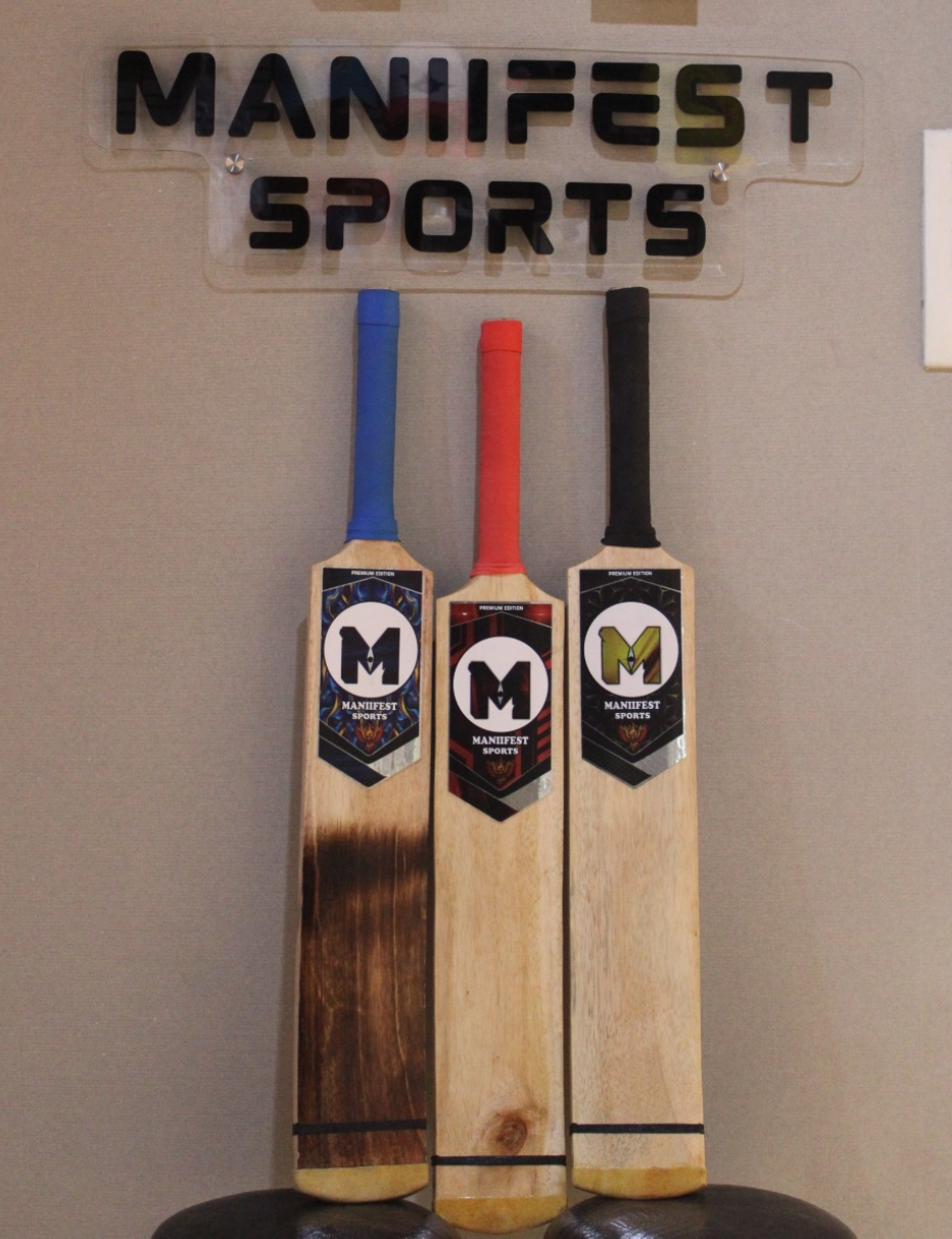 Sports apparel racks inside the store